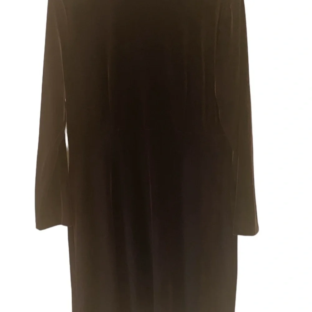 NWT Vintage EDDIE BAUER Y2K Women’s Velour Dress  Fit Flare 10 P